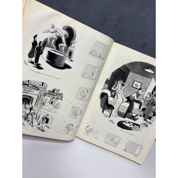 The New Yorker 1950-1955 Album Hardcover Book Harper & Brothers New York 1955 - Picture 7 of 9